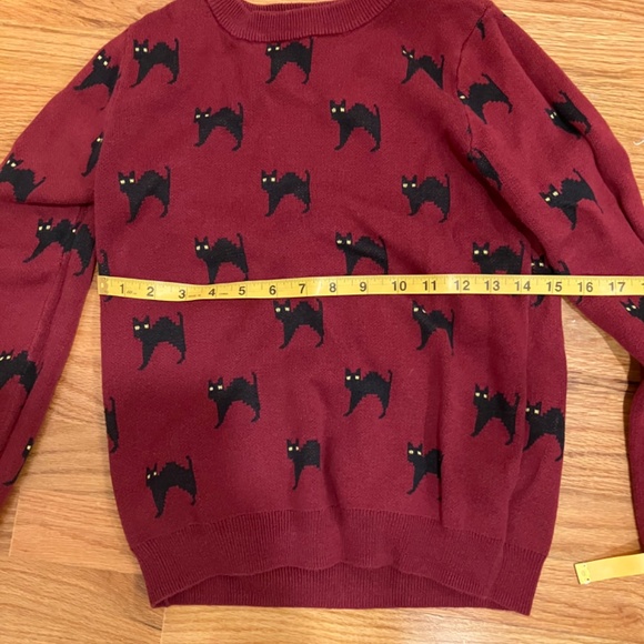 Modcloth Cat Halloween Sweater - Picture 2 of 4
